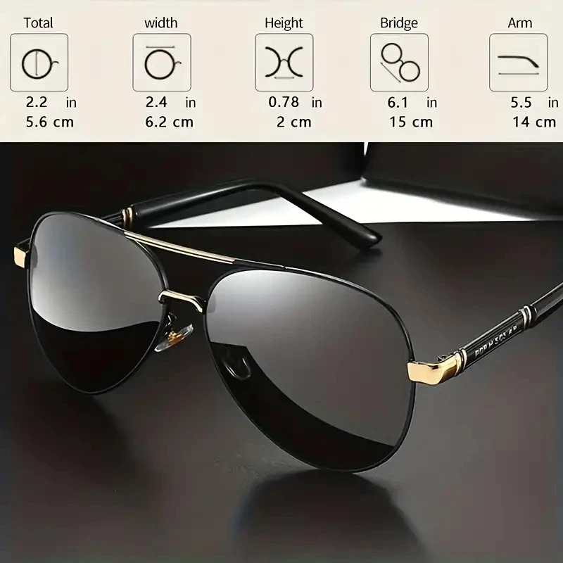 1/2PCS Retro Polarized Sunglas - Decorative Mirror 评论和价格