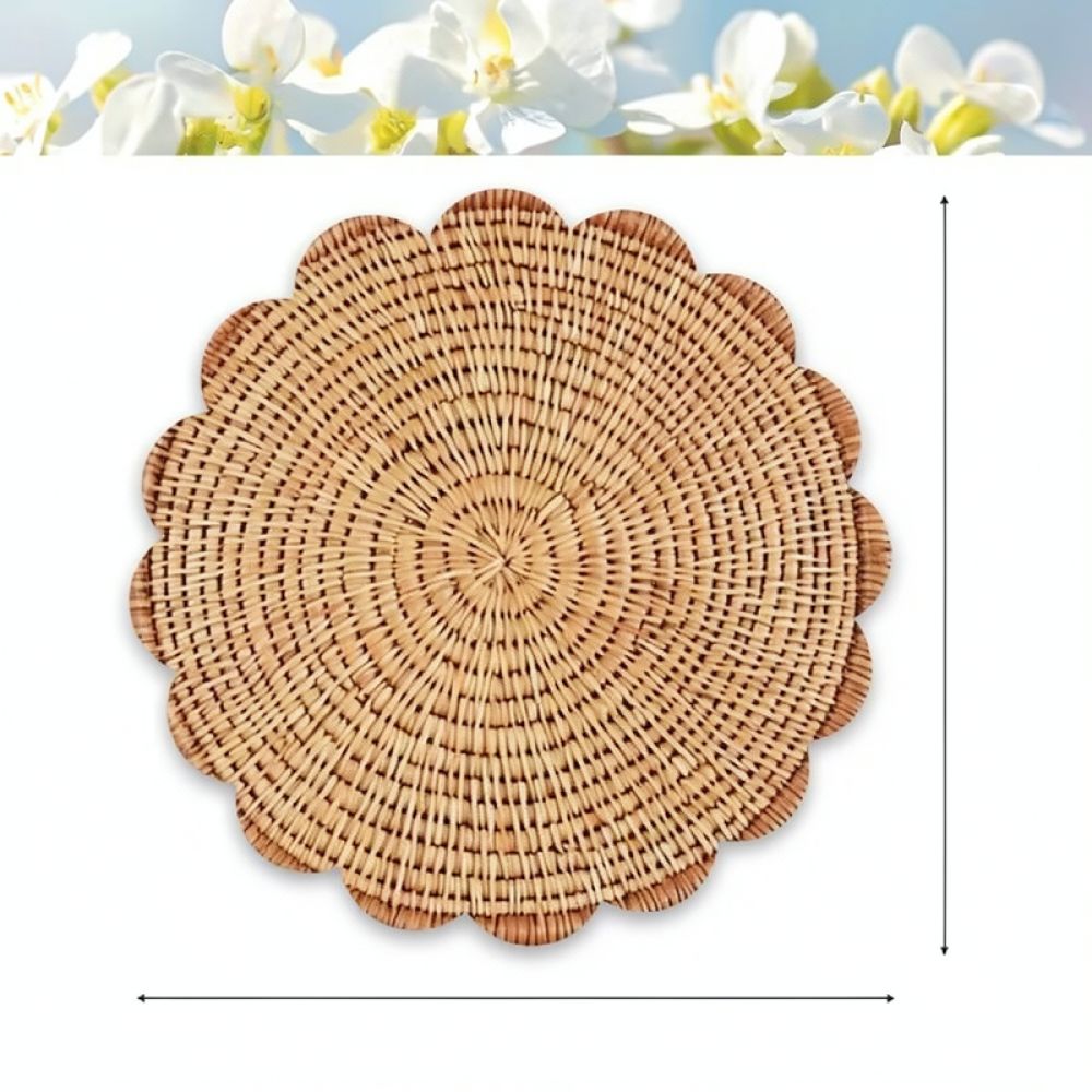 Printed Linen Placemat Lace Tr - Table Runner 评论和价格