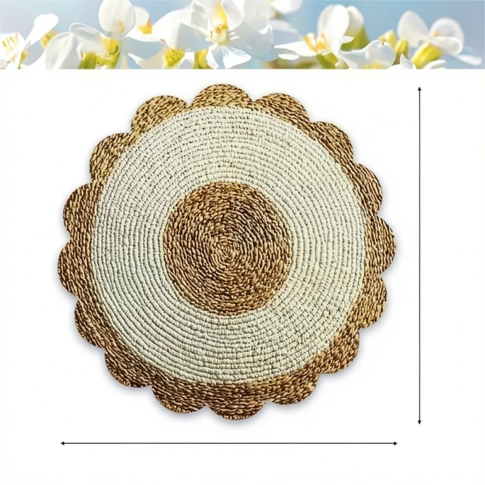 Printed Linen Placemat Lace Tr - Table Runner 评论和价格
