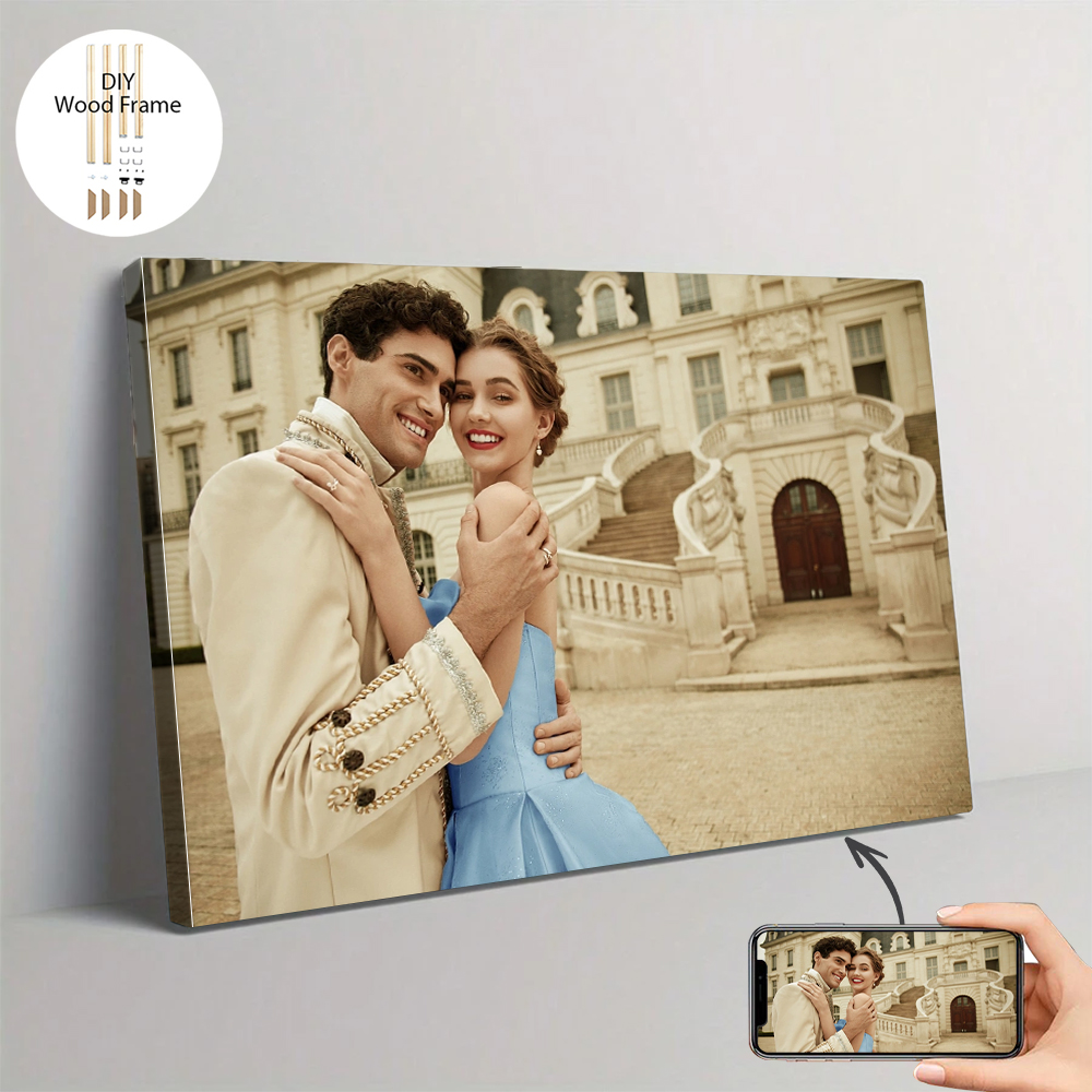 1 pc Custom Photo with DIY fra - Picture Frame 评论和价格