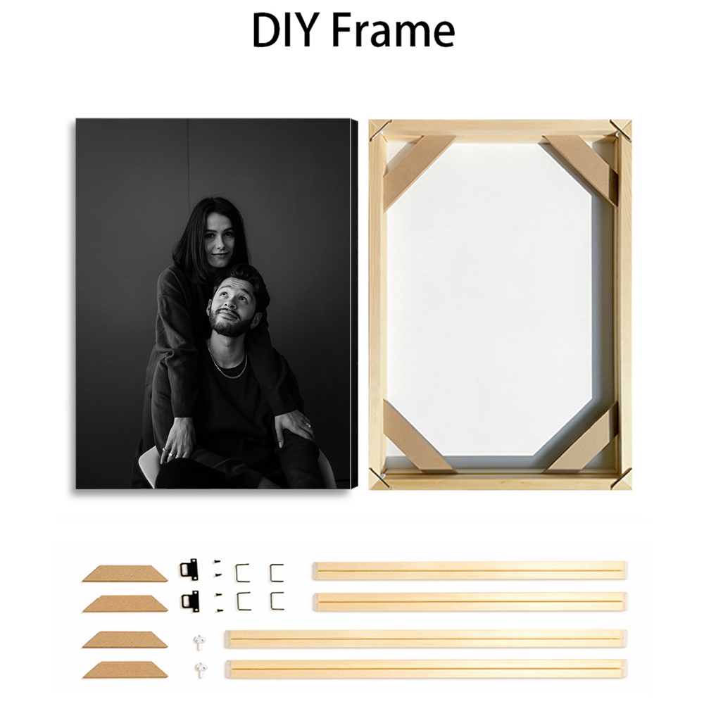 1 pc Custom Photo with DIY fra - Picture Frame 评论和价格