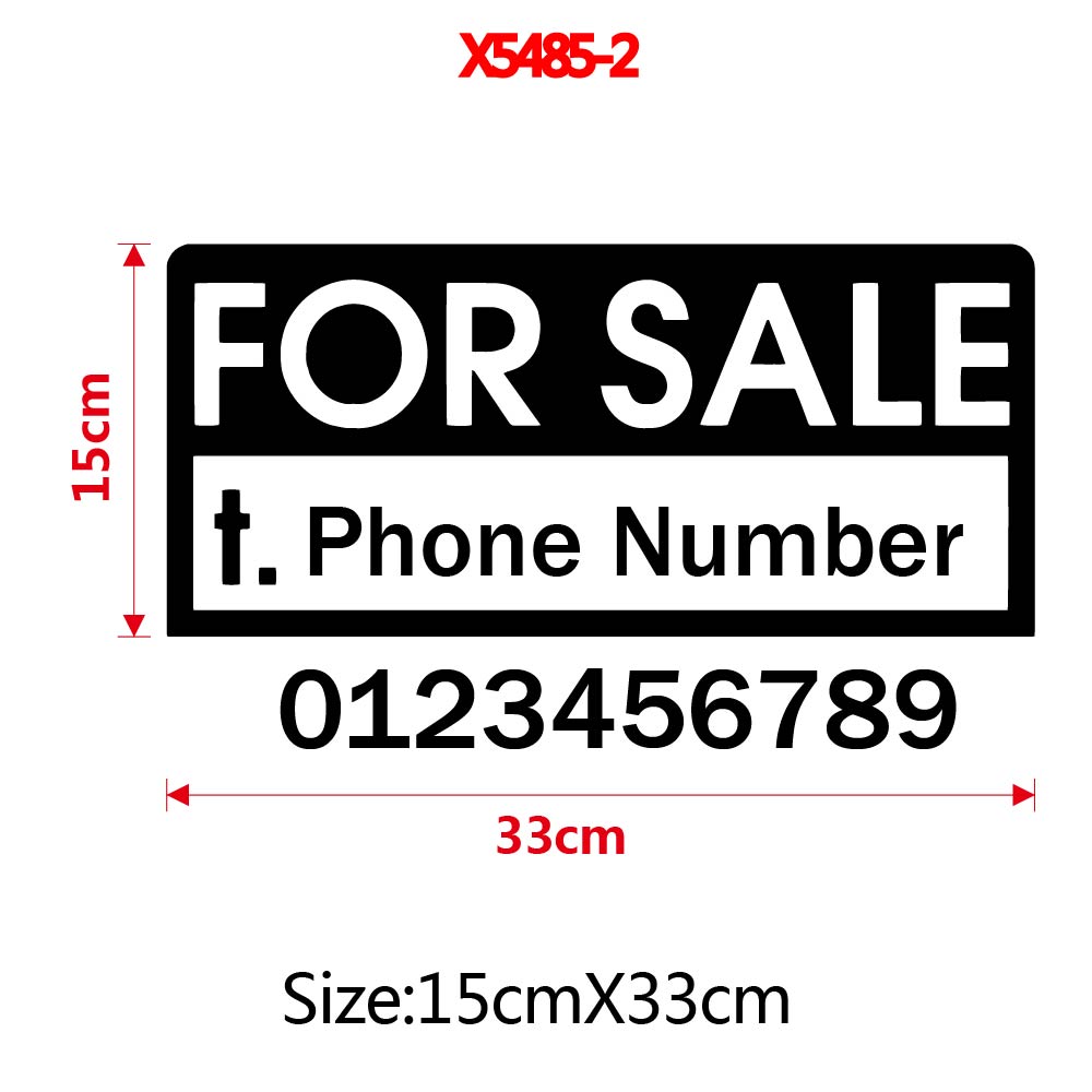 1pc Funny Custom Text with num - Wall Sticker 评论和价格