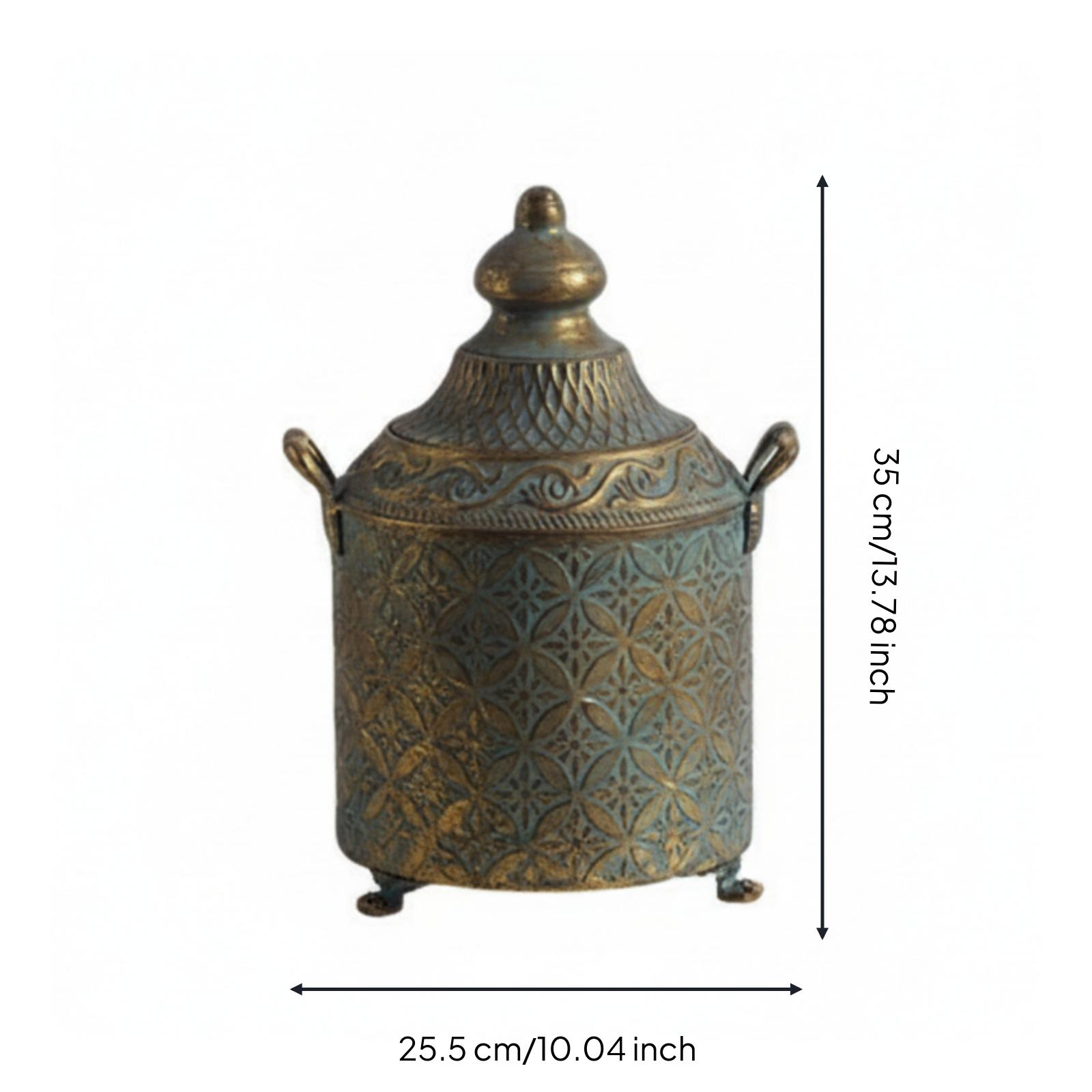 Decorative Iron Vase Aged Gild - Vase Decor 评论和价格