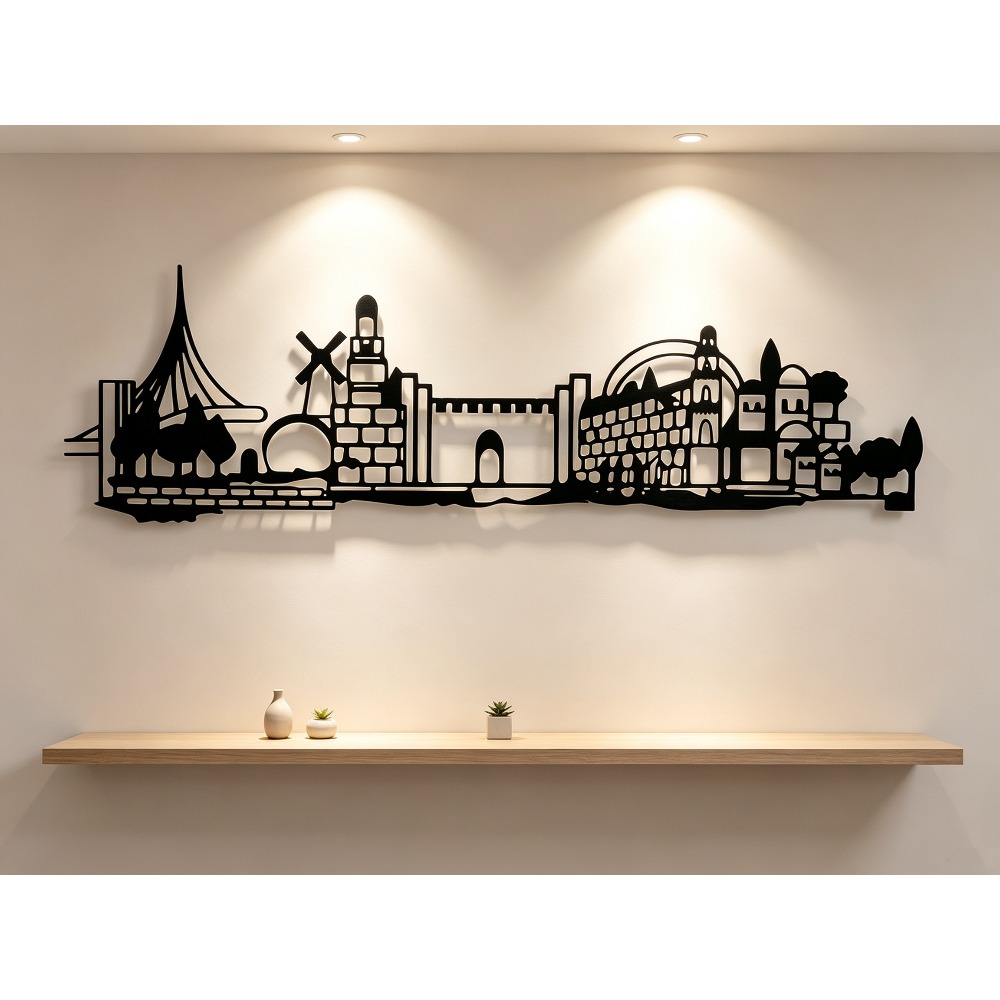 CIFBUY Metal Wall Art Jerusale - Wall Art 评论和价格