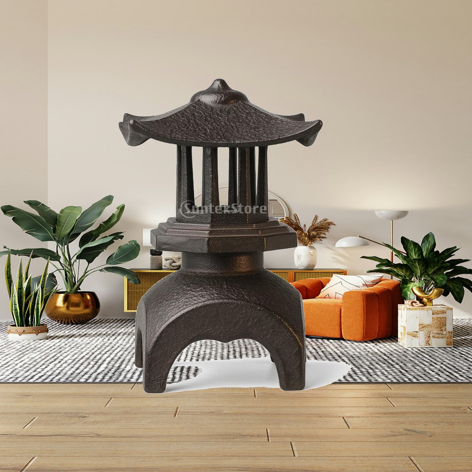 Cast Iron Lantern Classic Cand - Candle Holder Decor 评论和价格