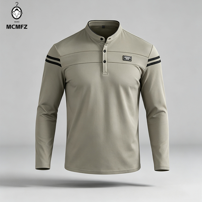 Male Urban Long Sleeve Polo Sh - Wall Sticker 评论和价格