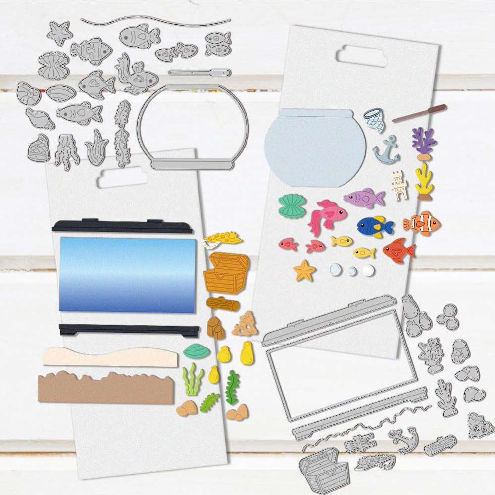 Fish Tank Die Cuts Carbon Stee - Picture Frame 评论和价格