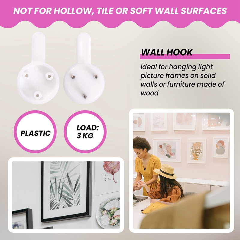 20 pcs plastic heavy wall pict - Picture Frame 评论和价格