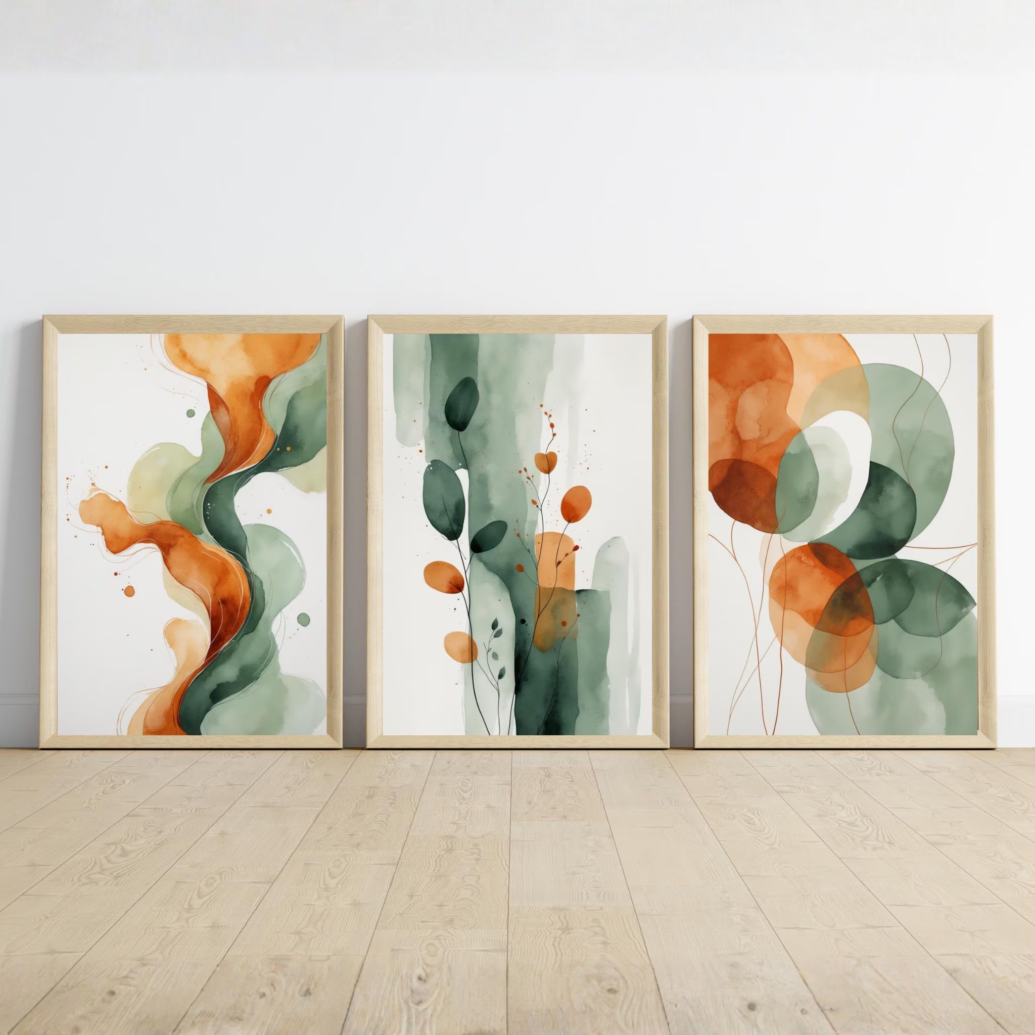 1pc frameless Set of Three Abs - Abstract Canvas Set 评论和价格