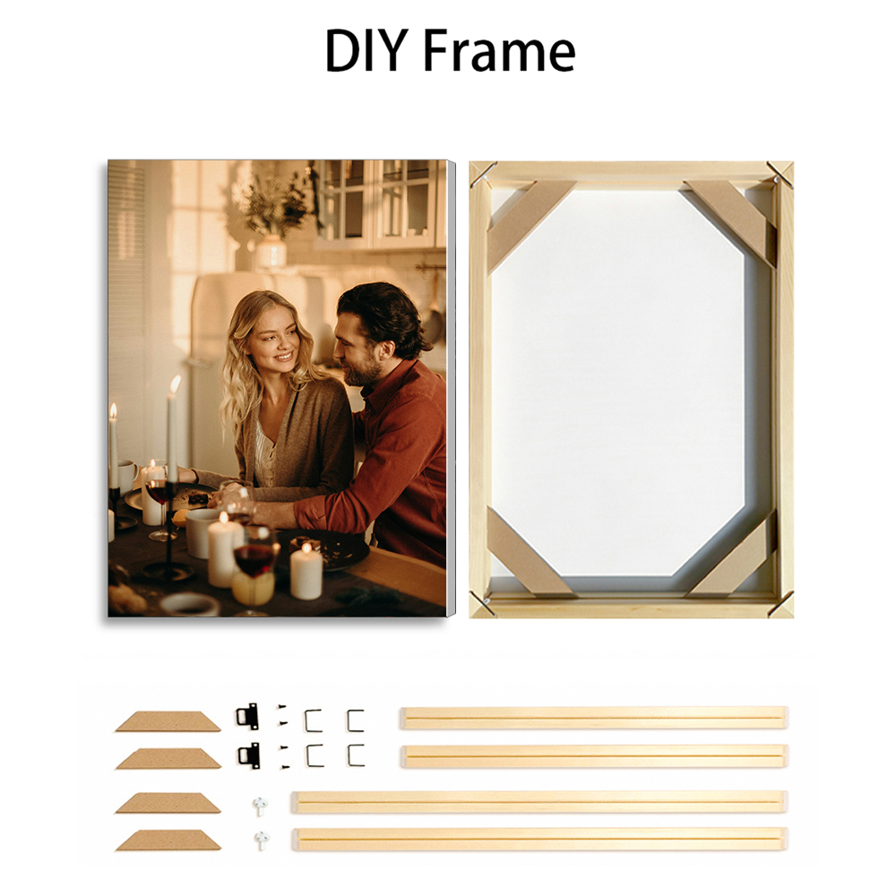 1 Pc Custom Photos with DIY Wo - Picture Frame 评论和价格