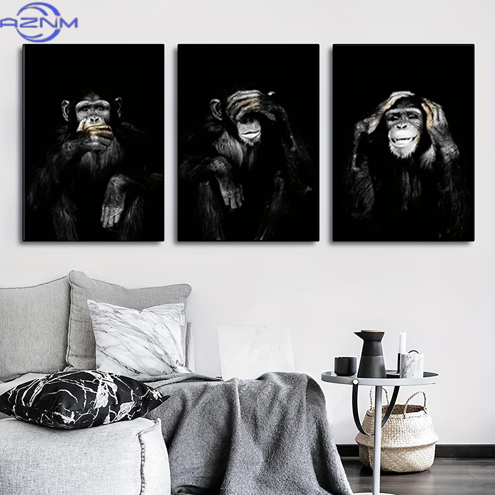 3pcs/set Big Size Unframed Ret - Abstract Canvas Set 评论和价格